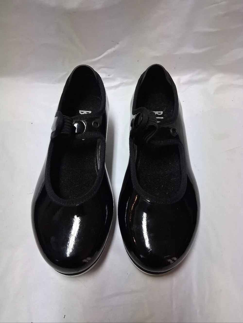 Bolch Black Size 10W  Childs Tap/Dance  Shoes Preowned